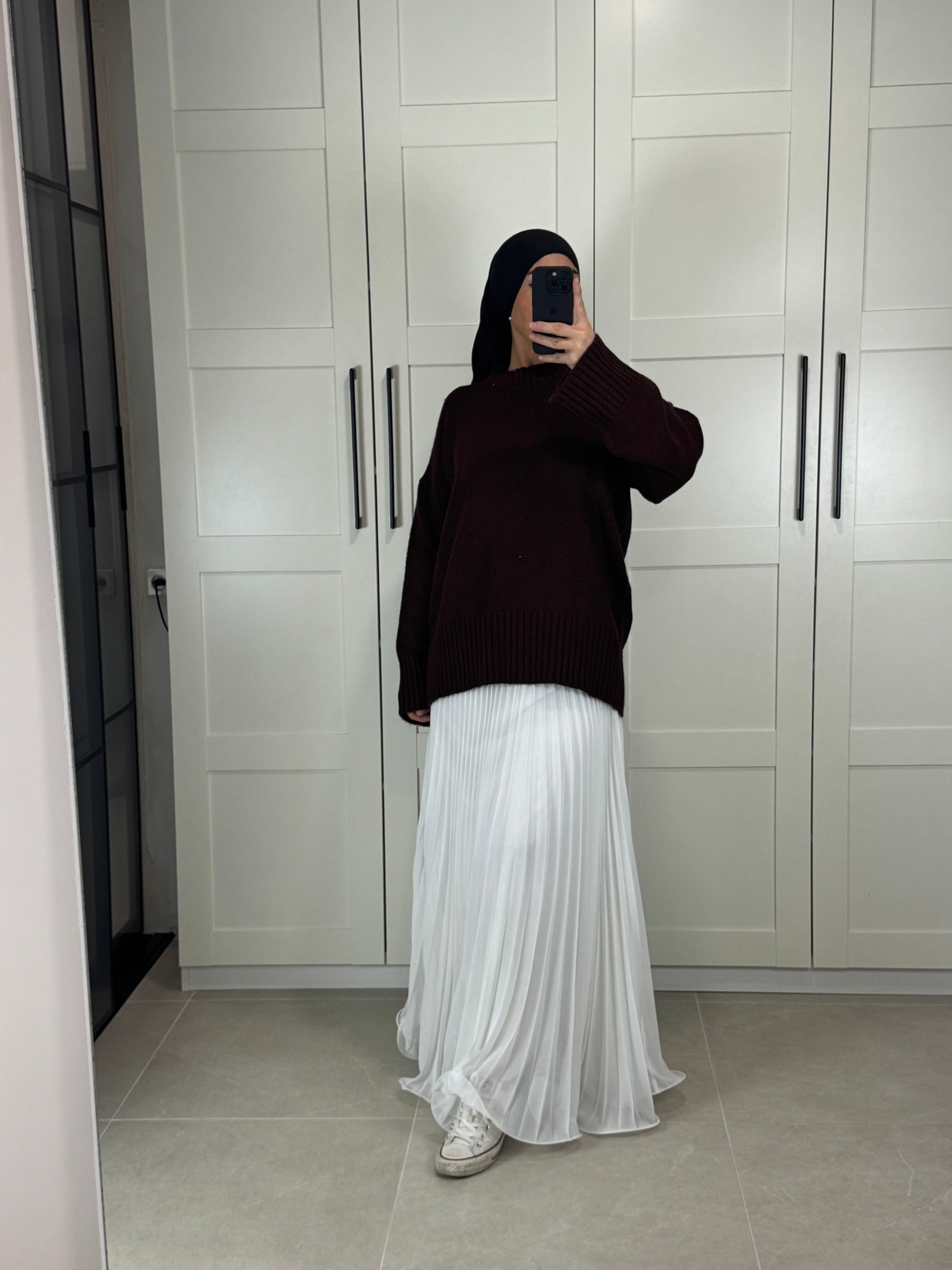 Jupe plissée vaporeuse